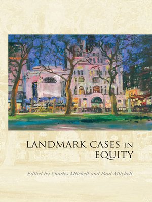 cover image of Landmark Cases in Equity